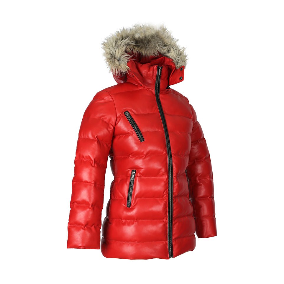 Womens-Selina-Puffer-Leather-Jacket-with-Fur-Hoodie-Red-2.jpg