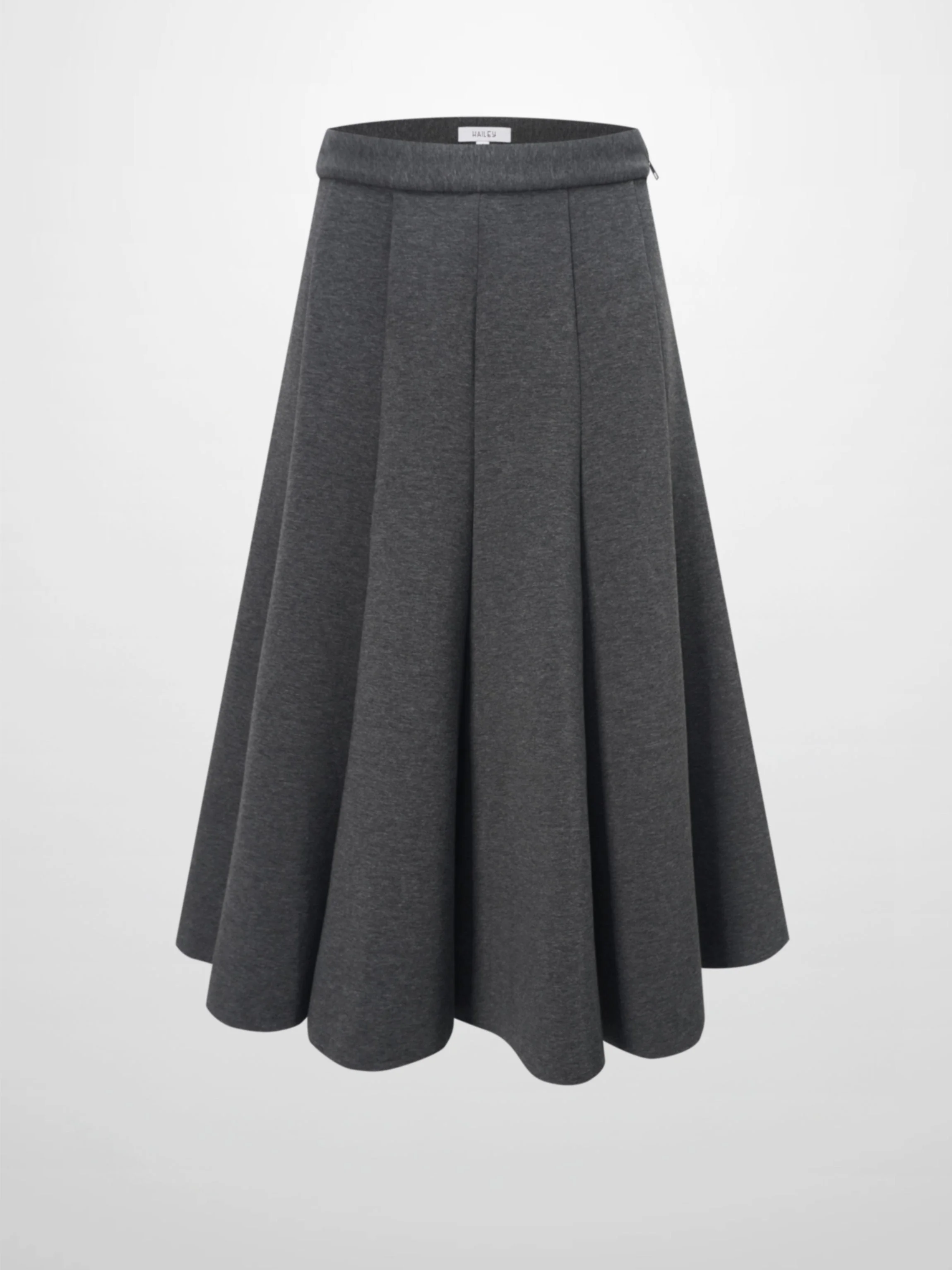 Short Flare Skirt 24"-Grey