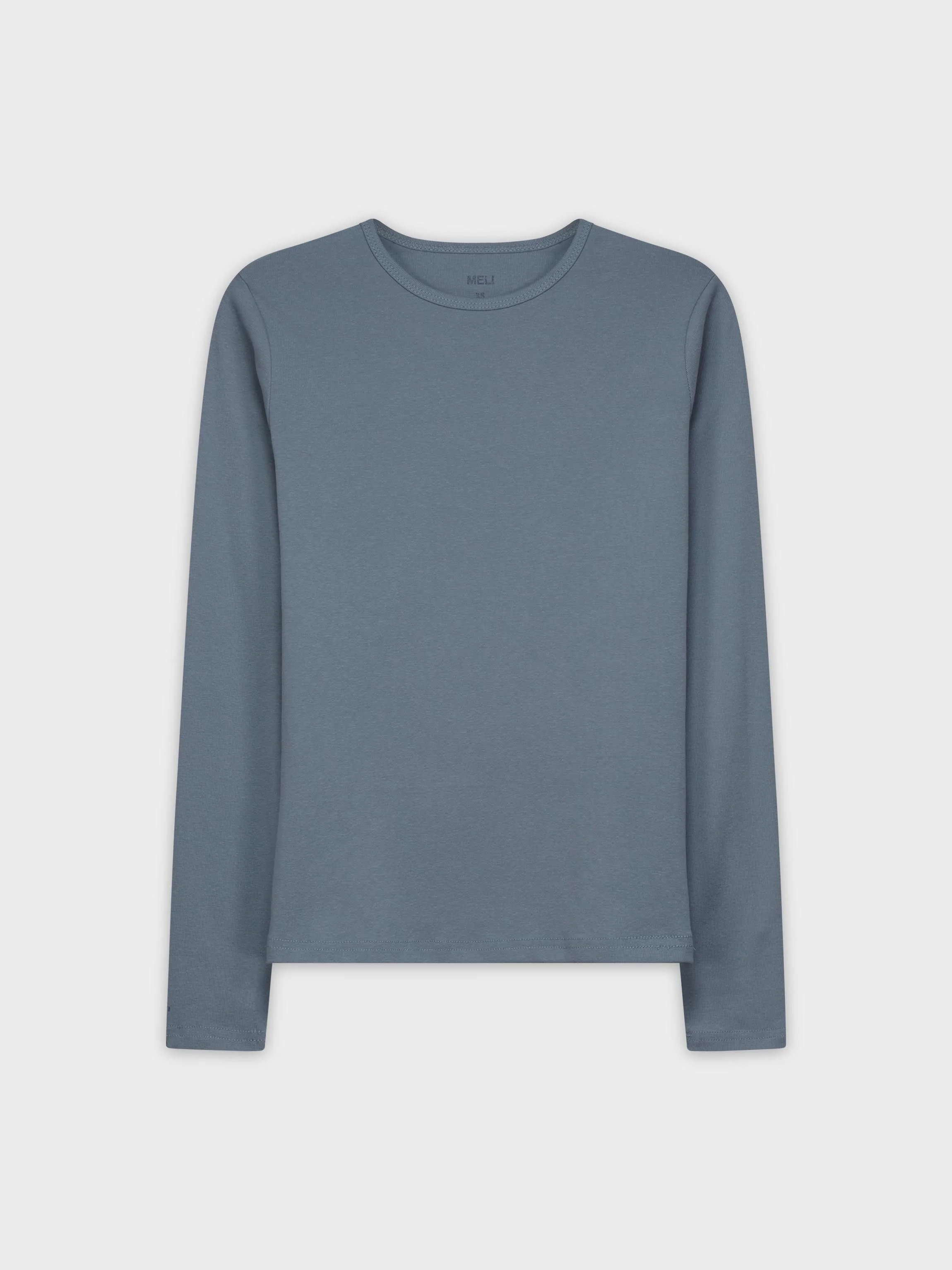 CLASSIC TEE LONG SLEEVE-DENIM BLUE