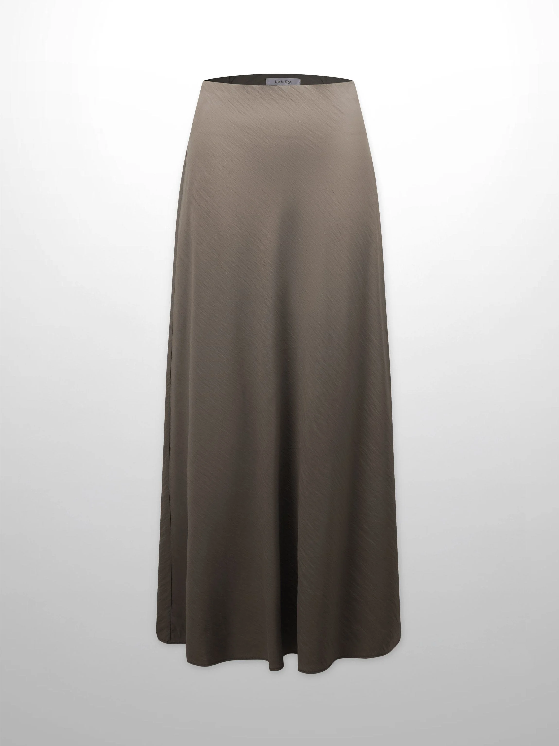 Crinkle  Skirt 37"-Brown