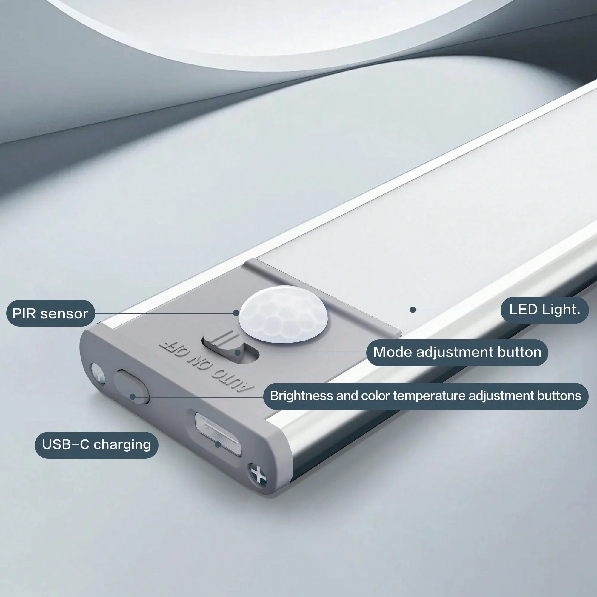 Motion-Activated LED Under Cabinet Lights (2-Pack) – Smart Kitchen Upgrade