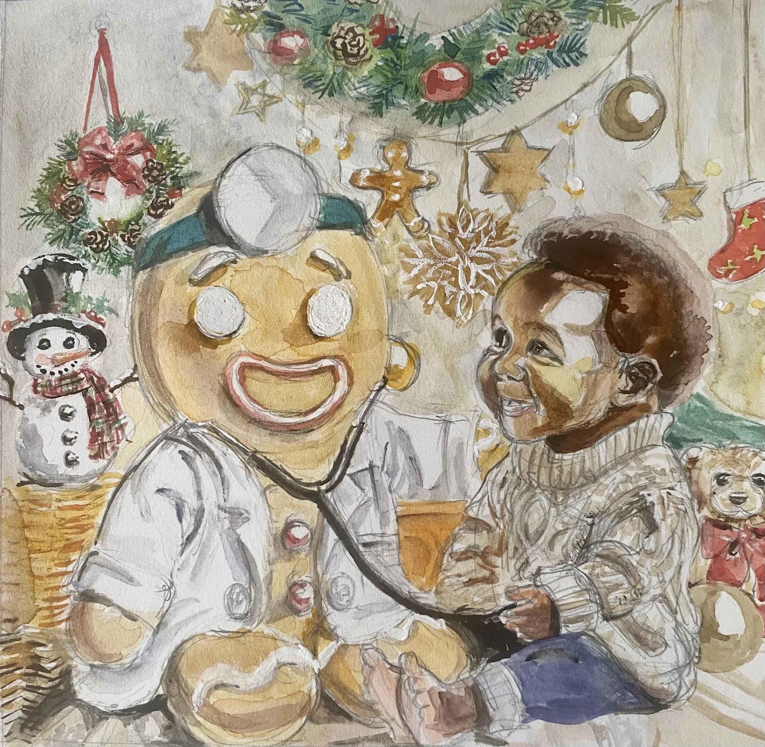 Impression couleur The Gingerbread Man Doctor