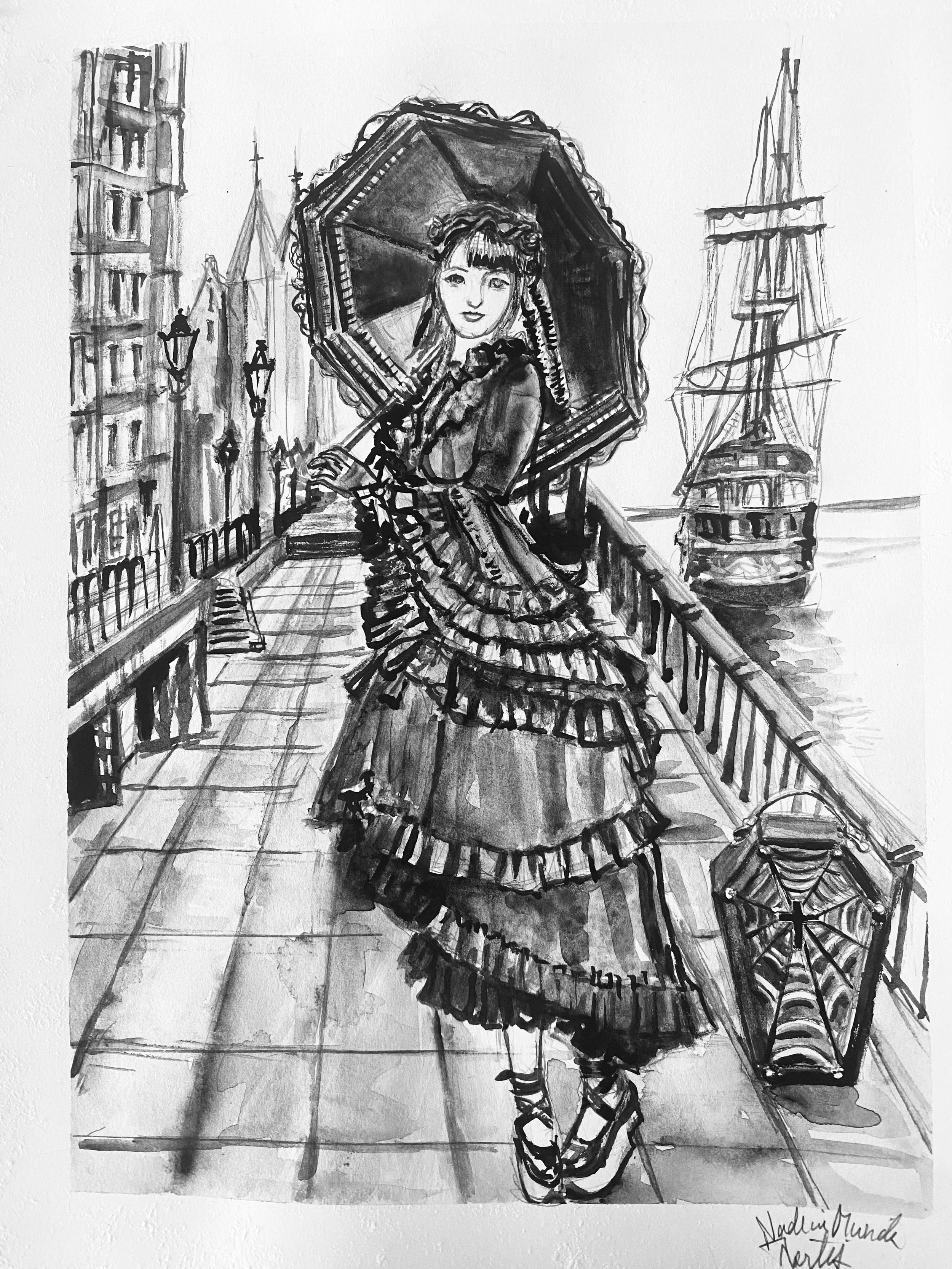 Impression N&B Gothic Lolita Port