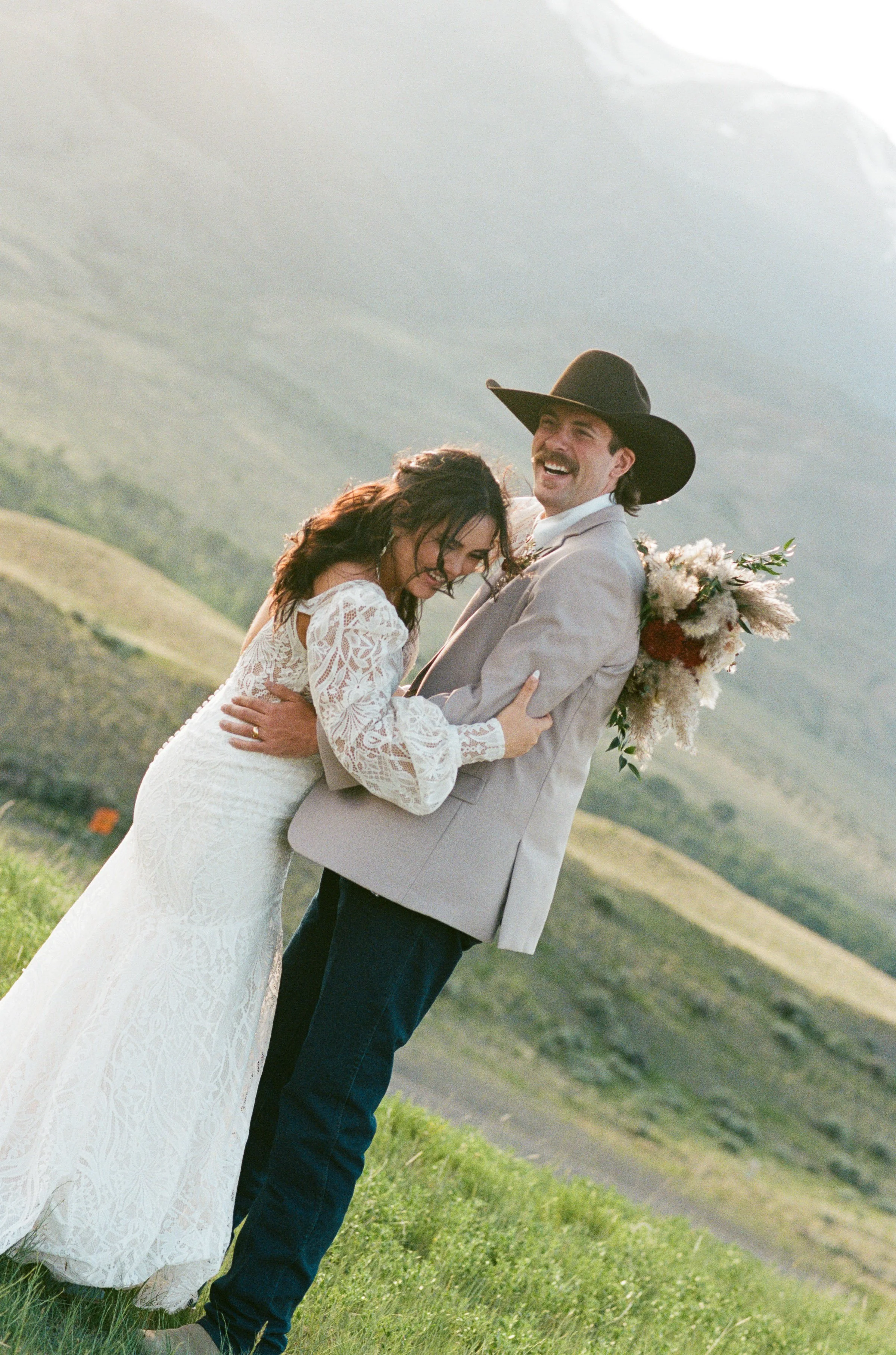 Romantic Western Wyoming Wedding