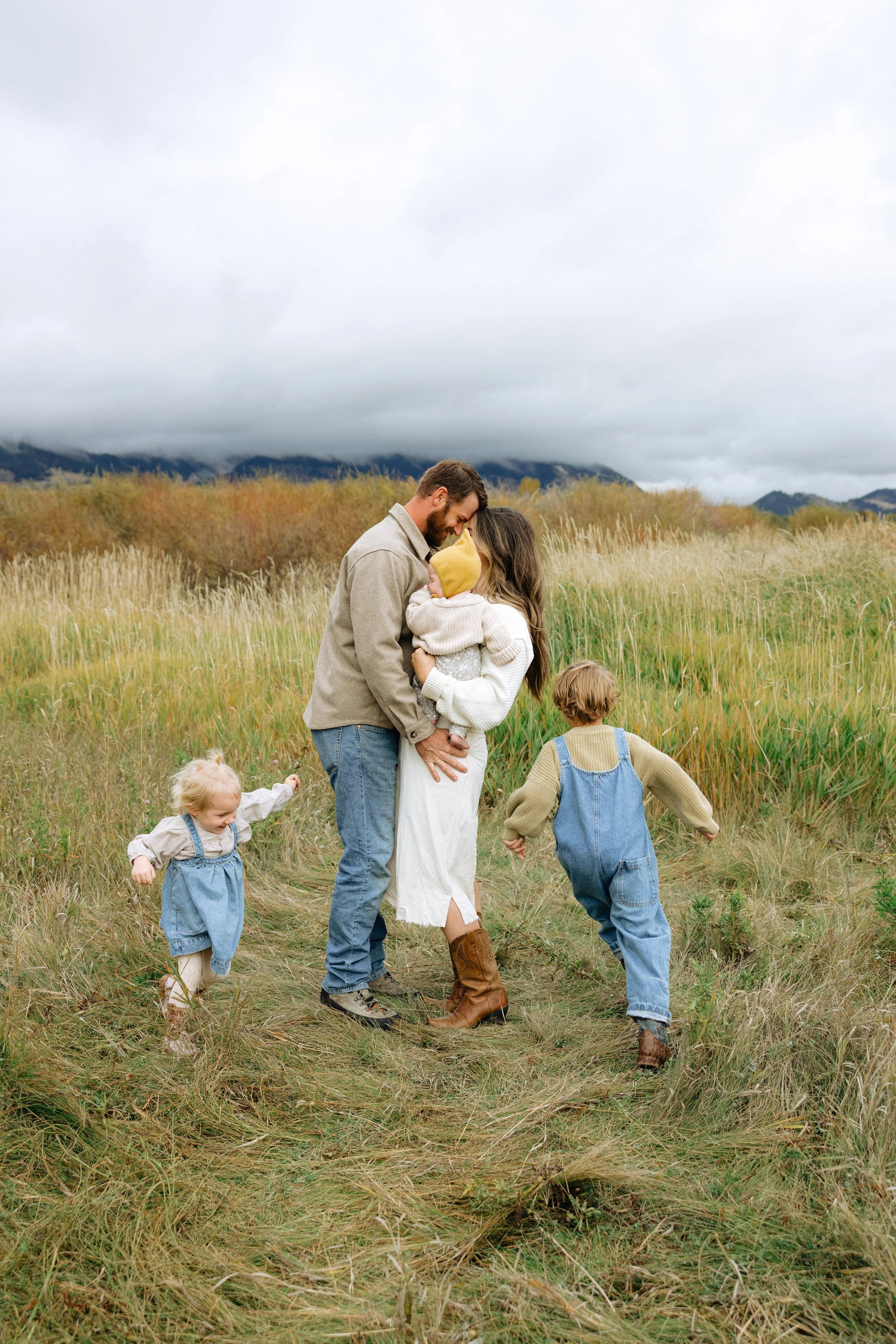 Candid Bozeman Family Portraits on Film