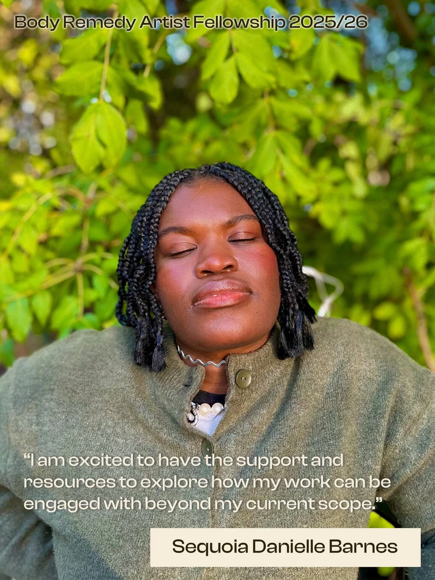 As part of Body Remedy&rsquo;s Artist Fellowship 2025/26, we are thrilled to introduce this year&rsquo;s fellows: Sequoia Danielle Barnes (@dr_sequoiadendron_giganteum), Frankie Mulholland (@huntresss___), and Neeks (@plantainchipps)! ✨

The Artist F