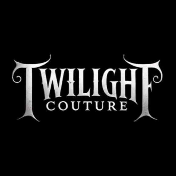 Twilight Couture logo in white text on a black background.