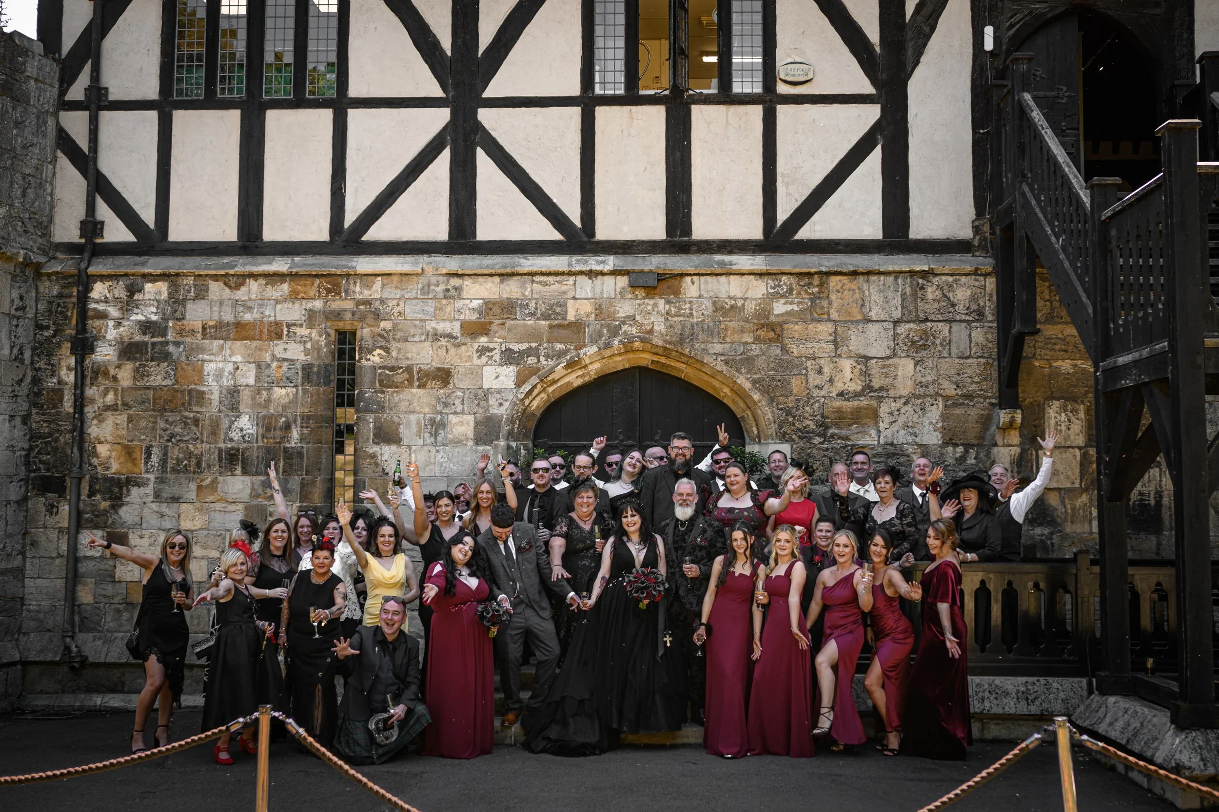 Dracula Wedding in Abbey Ruins Dark Wedding Collective 3.webp