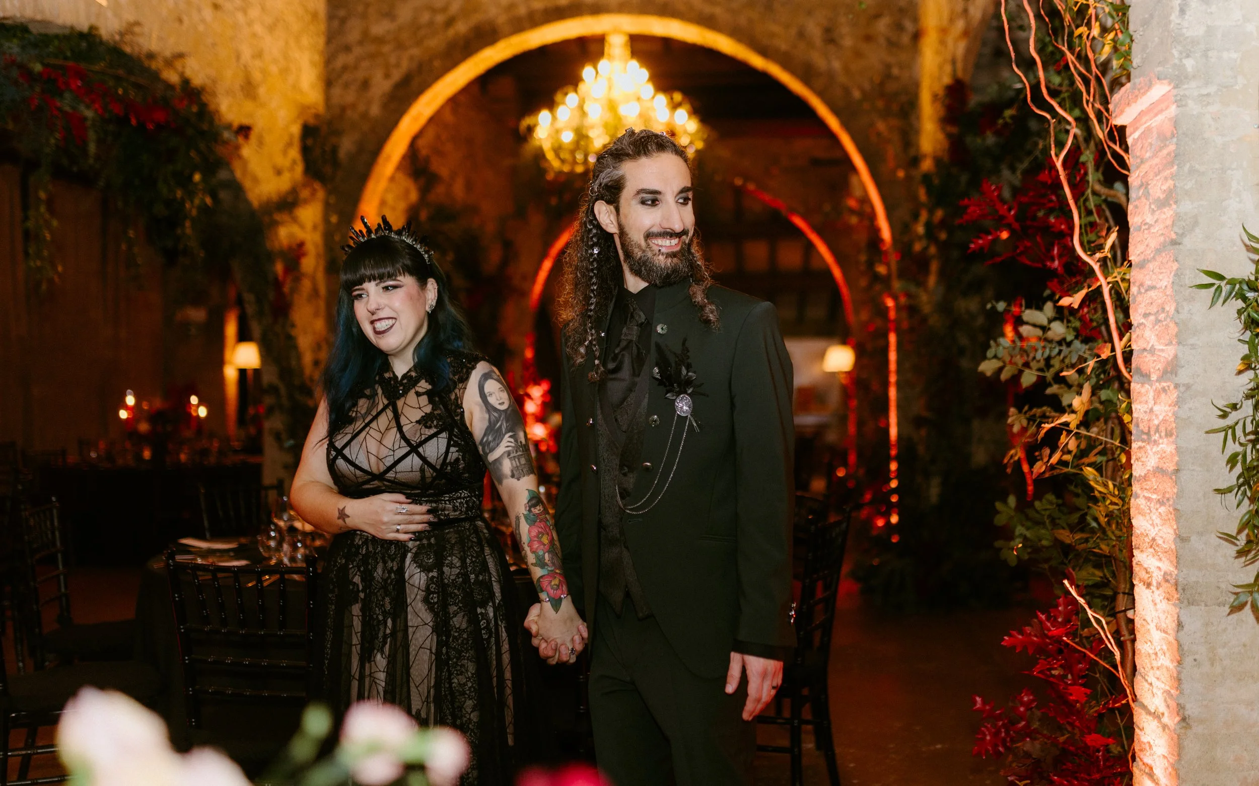 A Gothic Wedding in Tuscany Full of Tarot, Video Games &amp; Dark Romance
