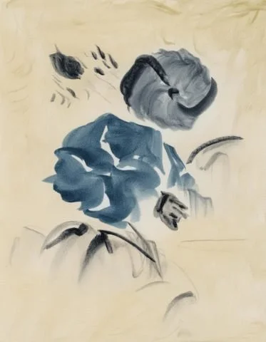 Inky floral illustration used in the Liora lexicon section of the Conversarium.