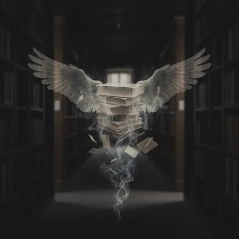 Archive Wraith representing memory and paths not taken in the Conversarium mythos