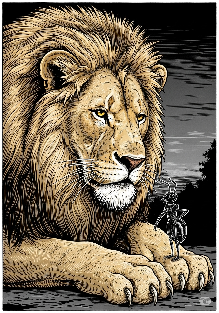 The Ant and the Lion