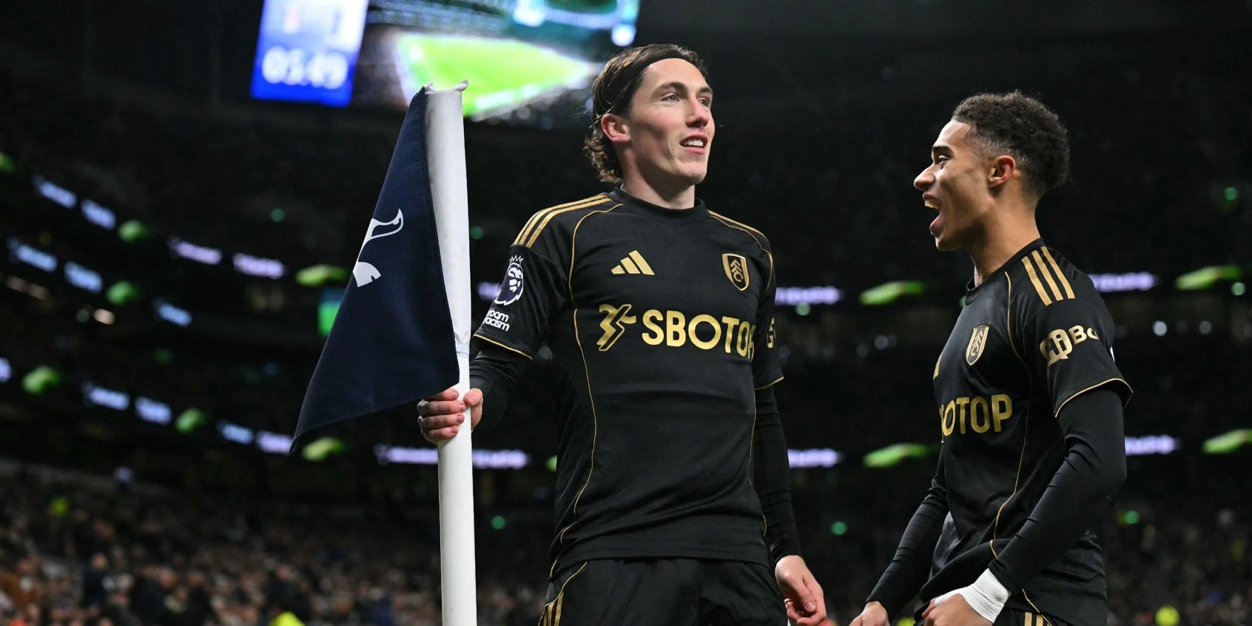 Tottenham 1                                  Fulham 2