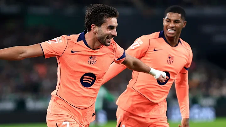 Real Betis 3                                       Barcelona 5