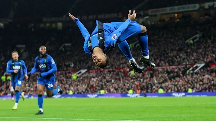 Man United 4                                 Bournemouth 4