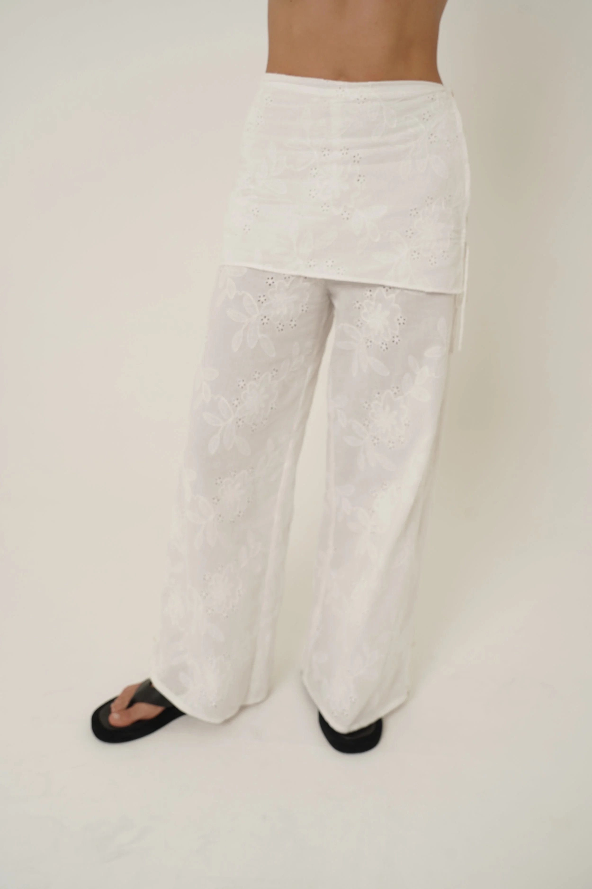 Chunari Pants lace cotton