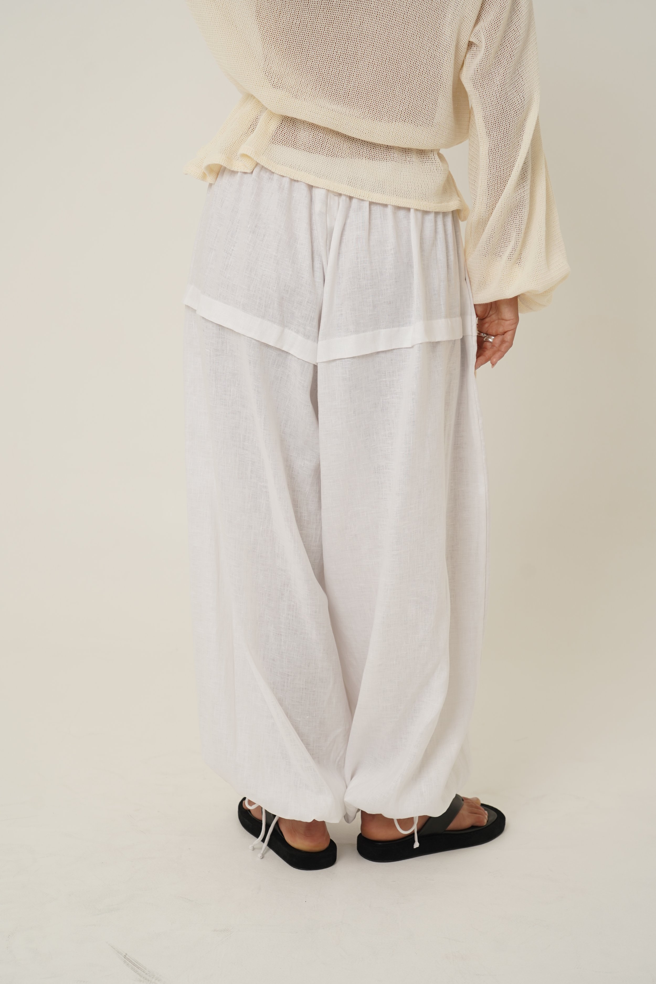 Kaos Pants in linen back view