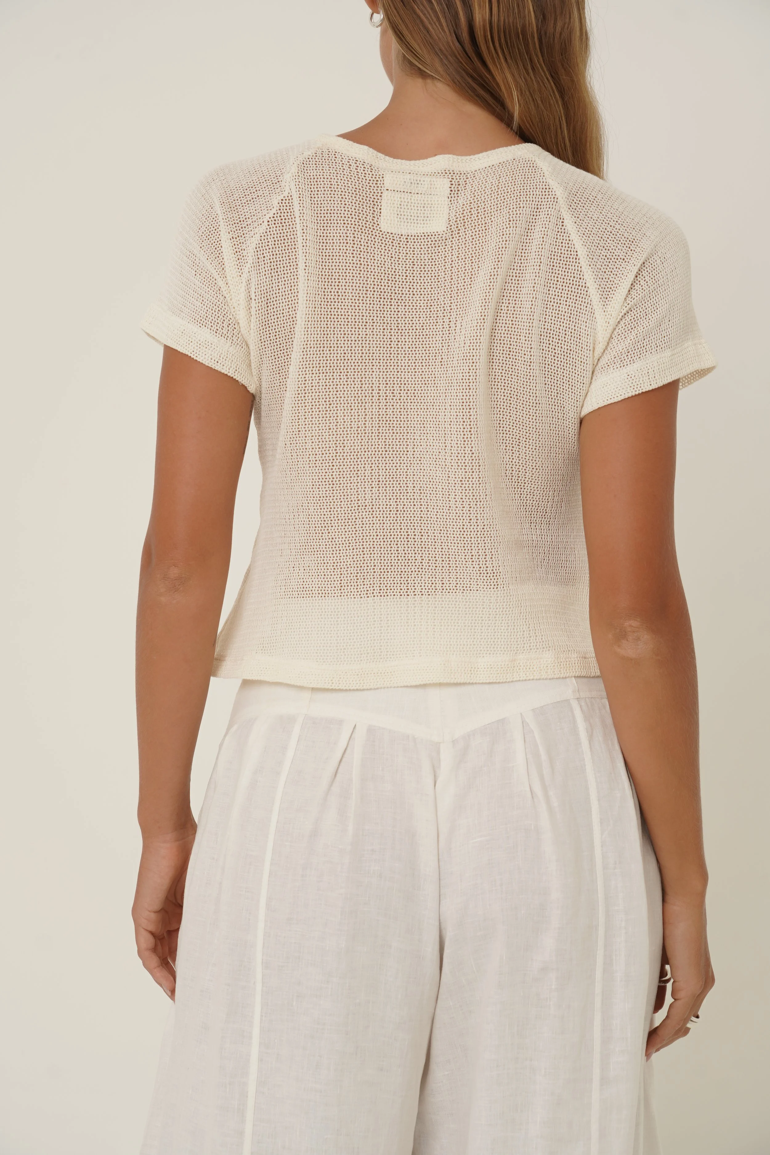 Breeze Cotton T-shirt from Sutura Studio - back view