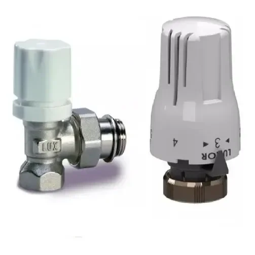 Válvula escuadra para radiador