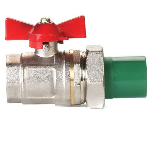 Llave esférica con media unión de fusión 32 mm