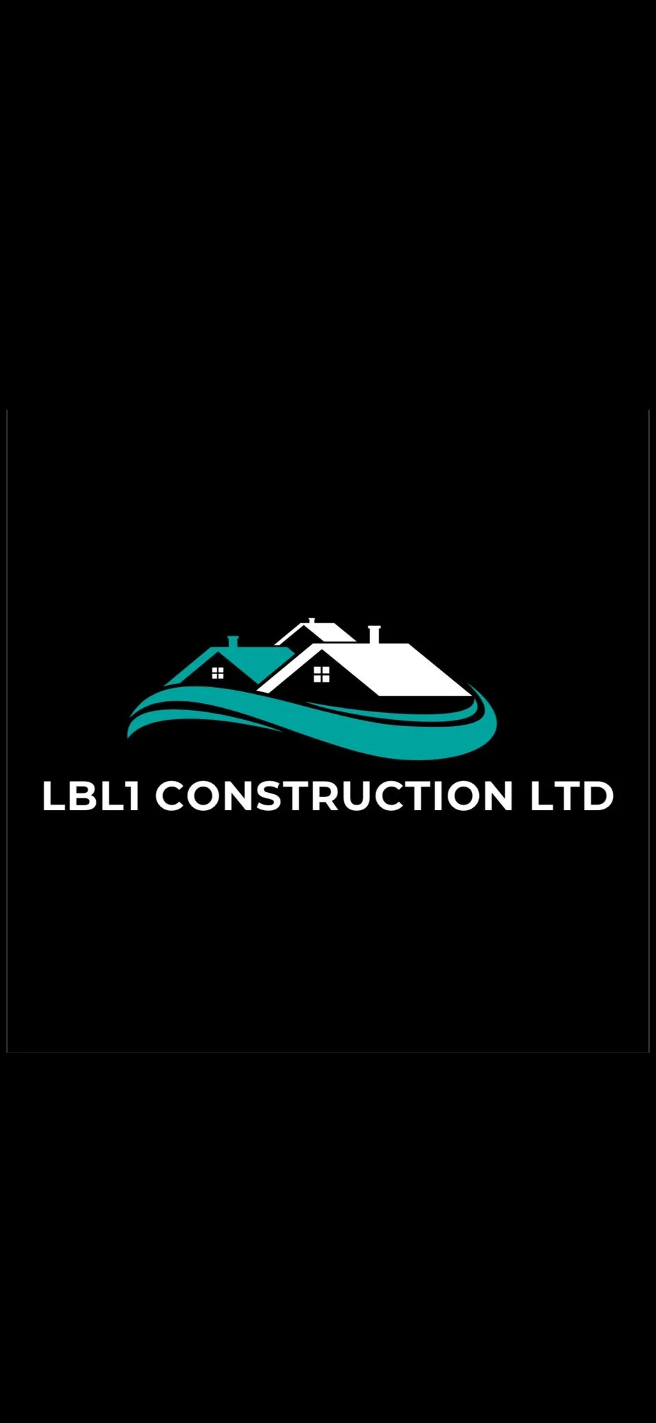Logo for LBLI Construction Ltd featuring three houses with stylized roofs and windows, green and white accents, and the company name below.