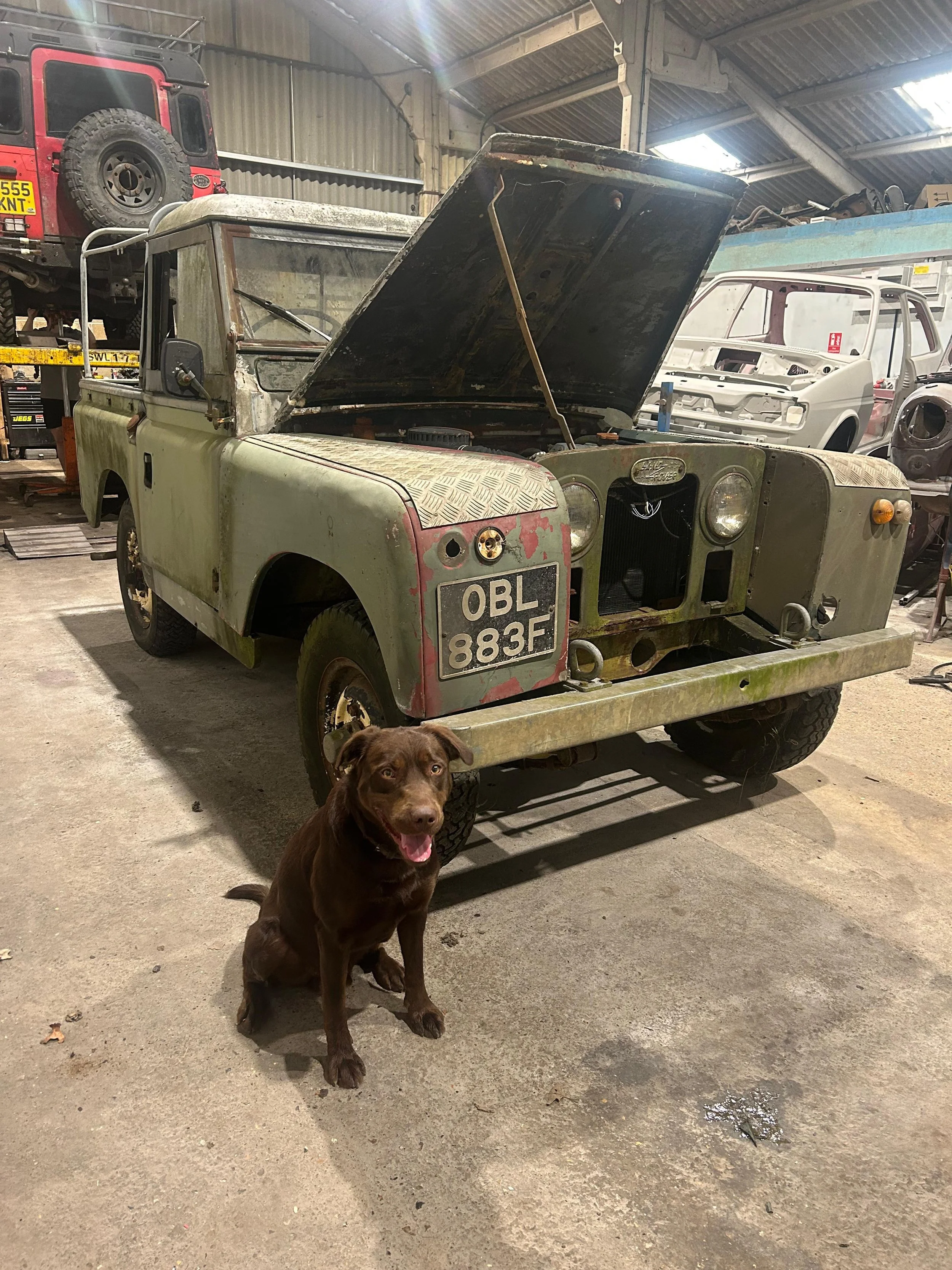 Land rover series 2A restoration