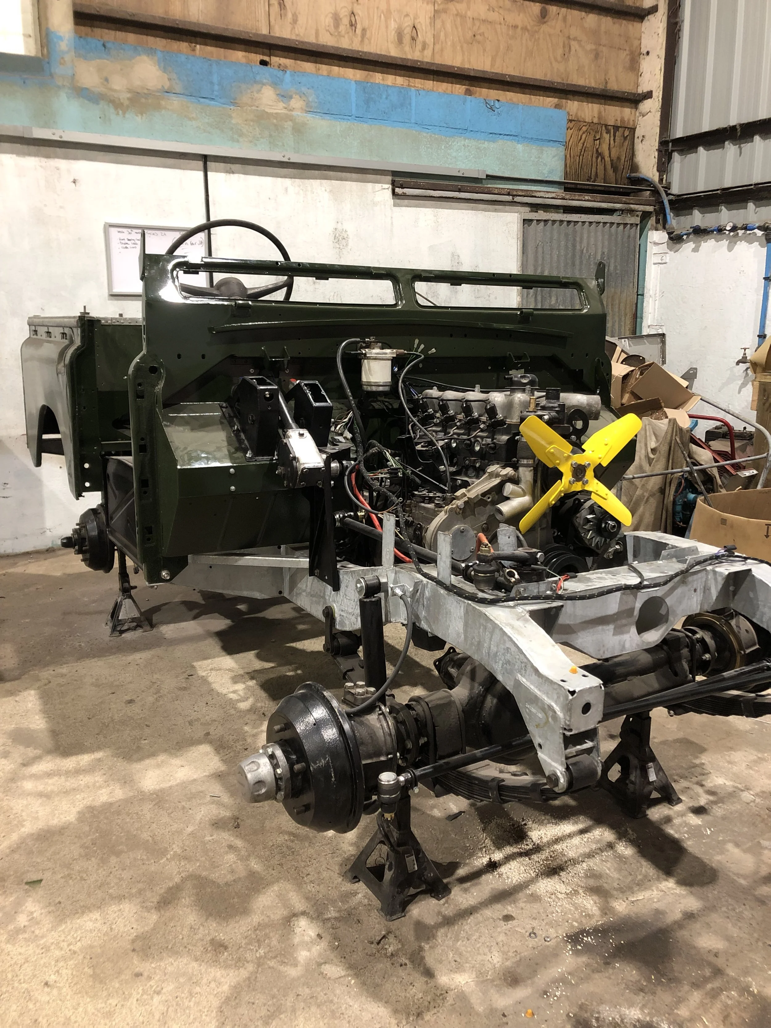 And there you have it, all the parts previously seen installed on the chassis. Soon it will be time to get the engine fired up for the first time!