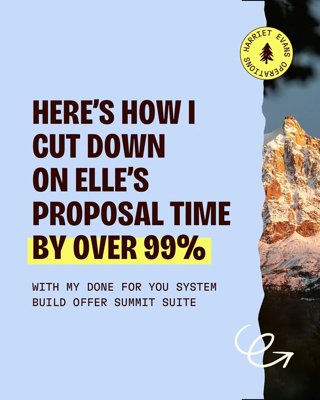 Turns out cutting Elle’s proposal creation time down but 99% was just the tip of the iceberg when it came to results from her Dubsado build. 
She also got a client experience that match how flippin great her work is
Peace of mind that the tec