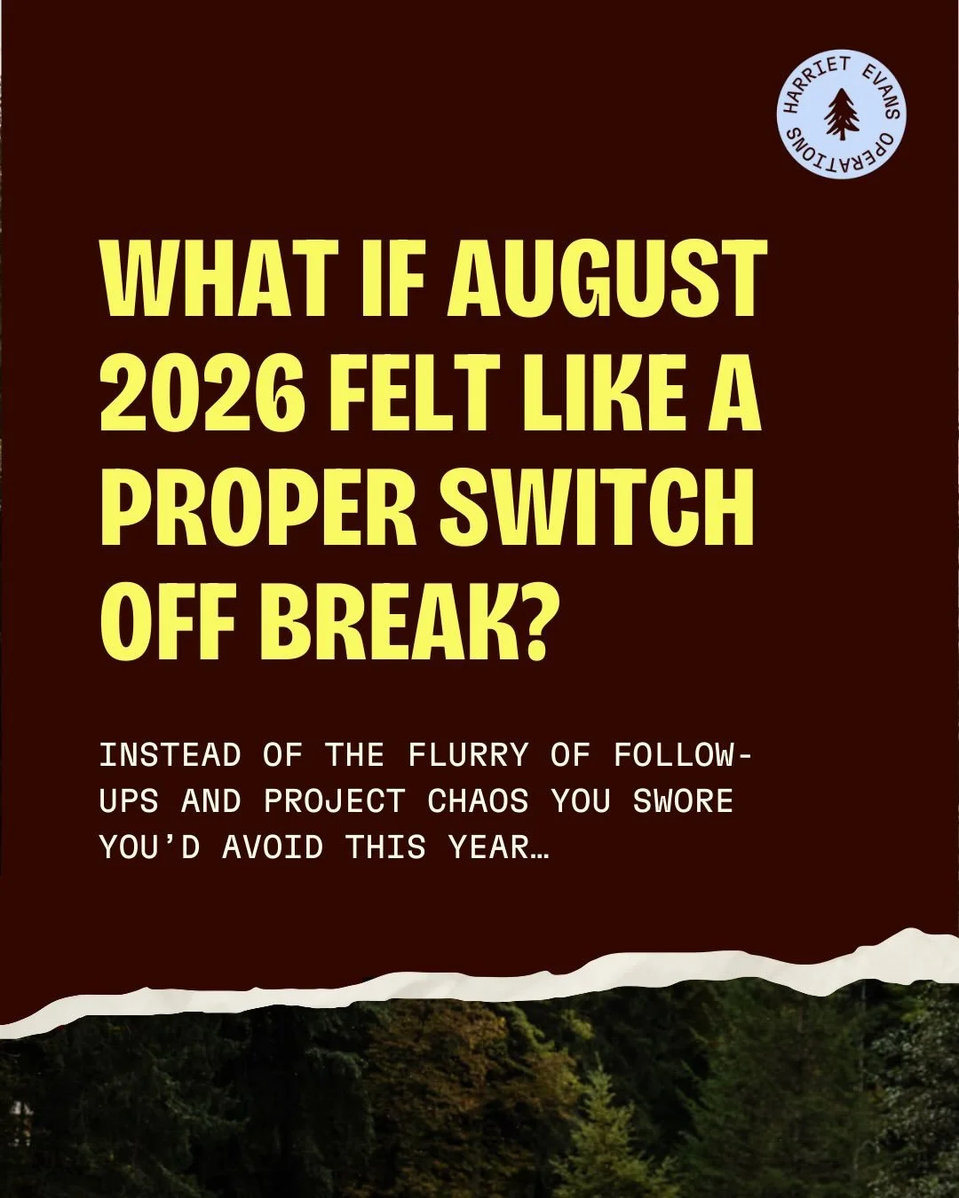 You don&rsquo;t need another stressy summer break! 

DM me about a system build in Dubsado or ClickUp and I&rsquo;ll give you all the information you need!