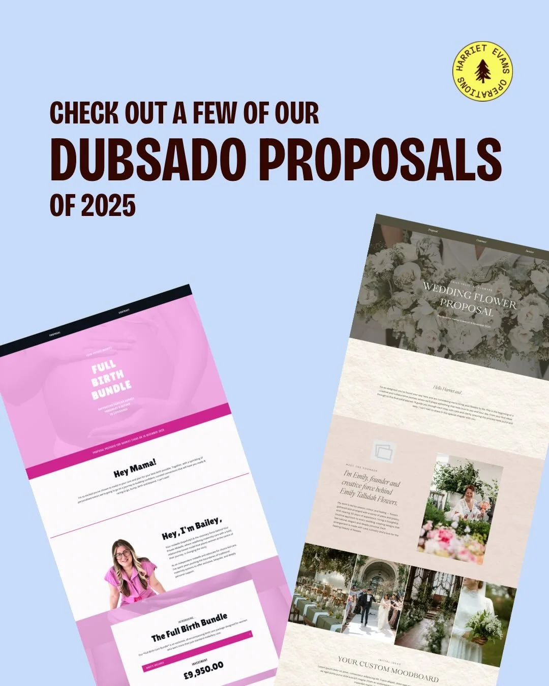 I know proposals aren&rsquo;t everything in your Dubsado system but how could you not want one of these?

Will yours be here next year?! 

Let&rsquo;s chat now about how we can create you a smooth, easy to deliver client management system that looks 