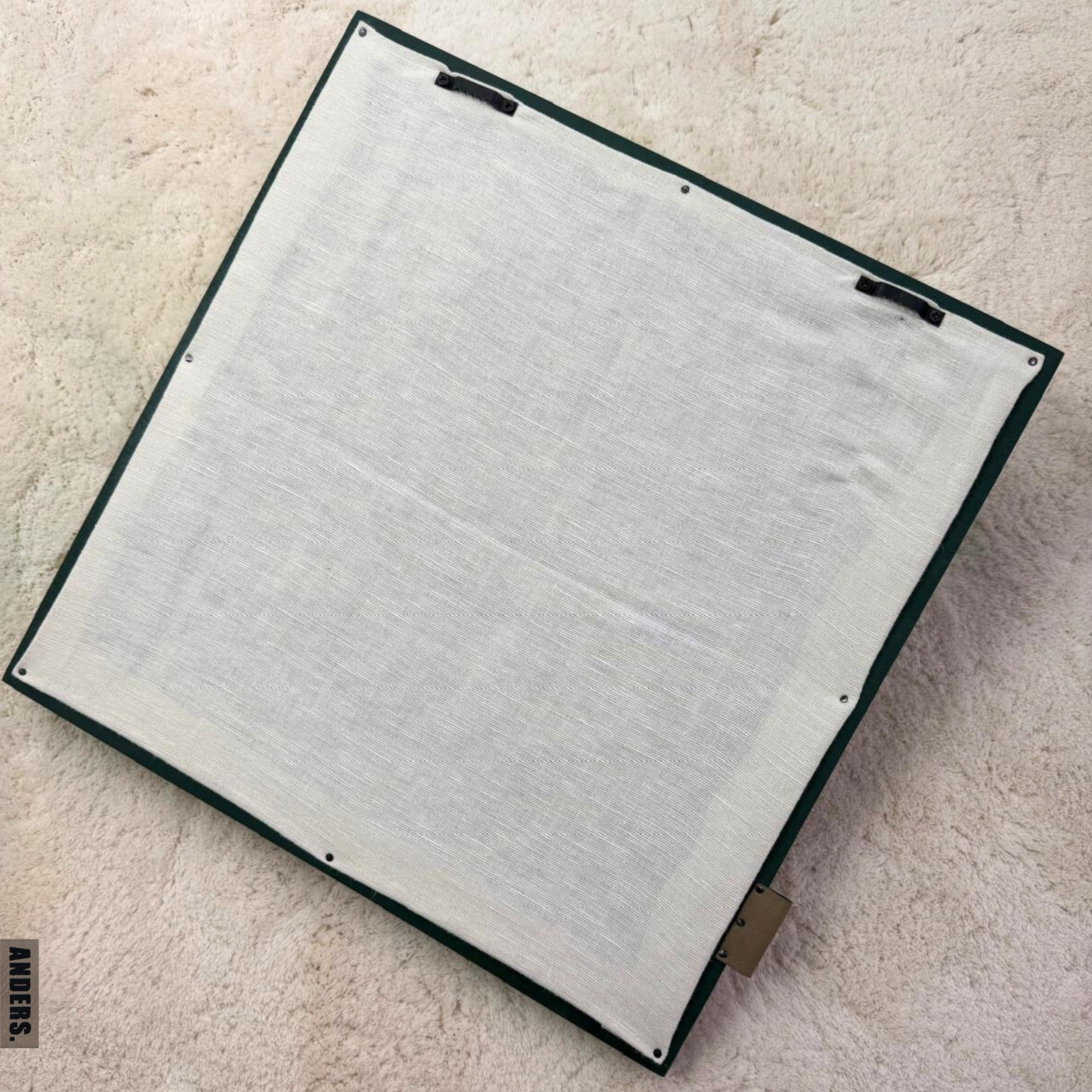 Rückseite des Schachbrettes. Bild zum aufhängen.