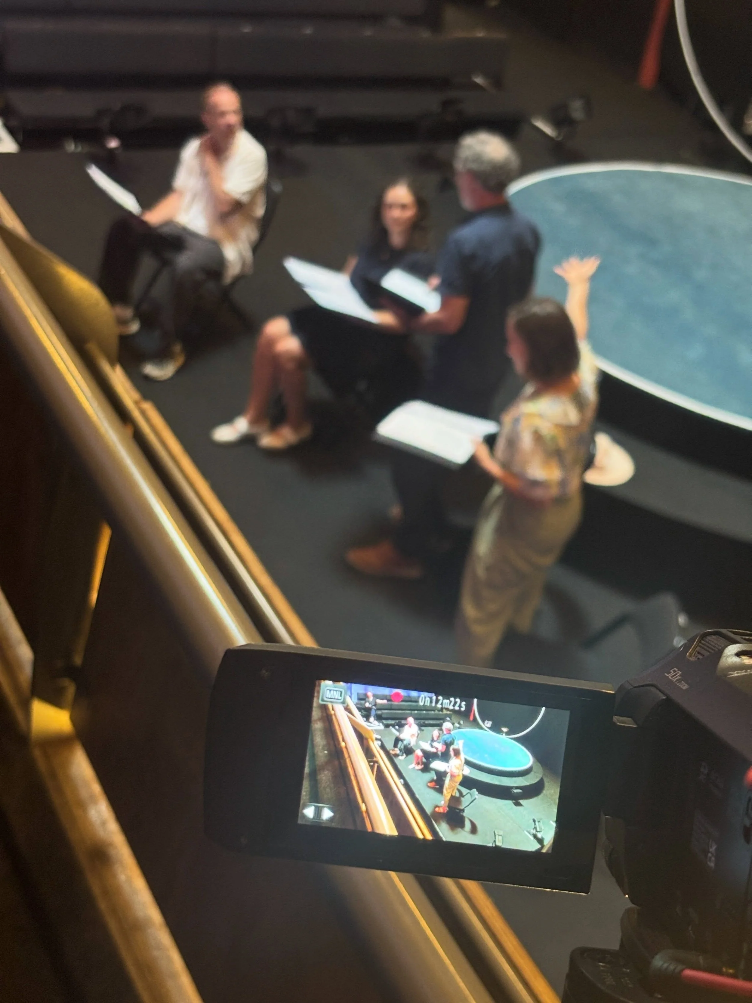 A great afternoon recording a reading of a play in London, for the purposes of archive footage and further private viewings. It's always interesting and an honour to get to be in the room for these pre-production events, contributing - if only in a s