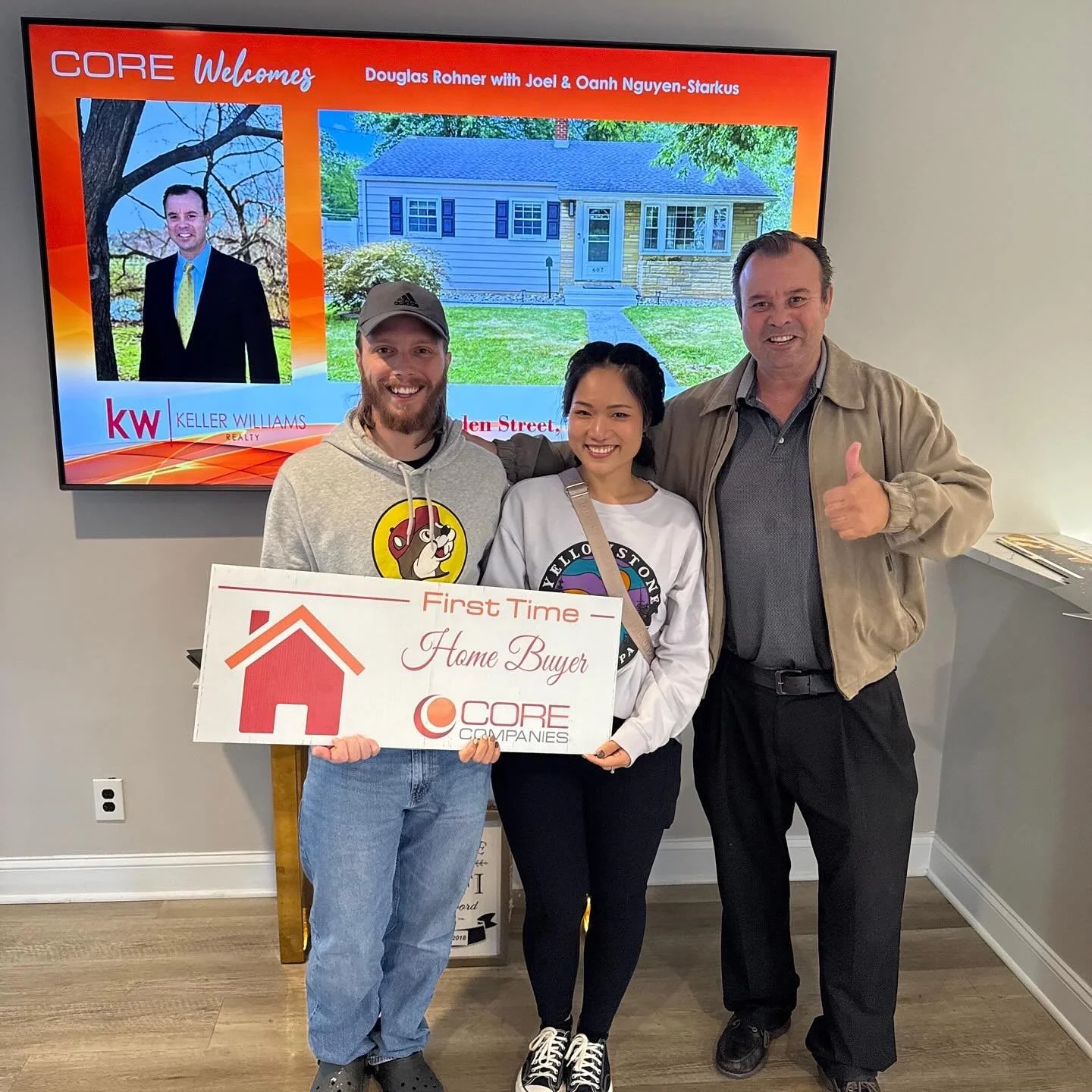 Congrats to Doug on their recent closing

Thanks to Core Title for hosting the closing

Brokering Office: Keller Williams Cherry Hill
Brokered by: George Denney
Office phone: 856-321-1212 

@kellerwilliamscherryhill