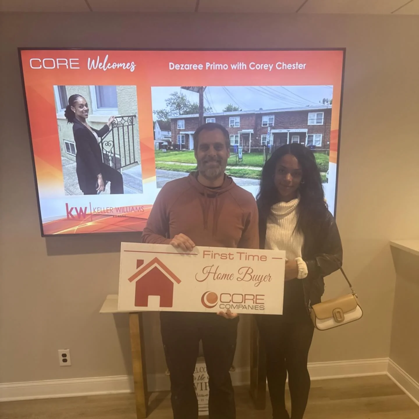 Congrats to Dezaree on their recent closing

Thanks to Core Title for hosting the closing

Brokering Office: Keller Williams Cherry Hill
Brokered by: George Denney
Office phone: 856-321-1212 

@kellerwilliamscherryhill