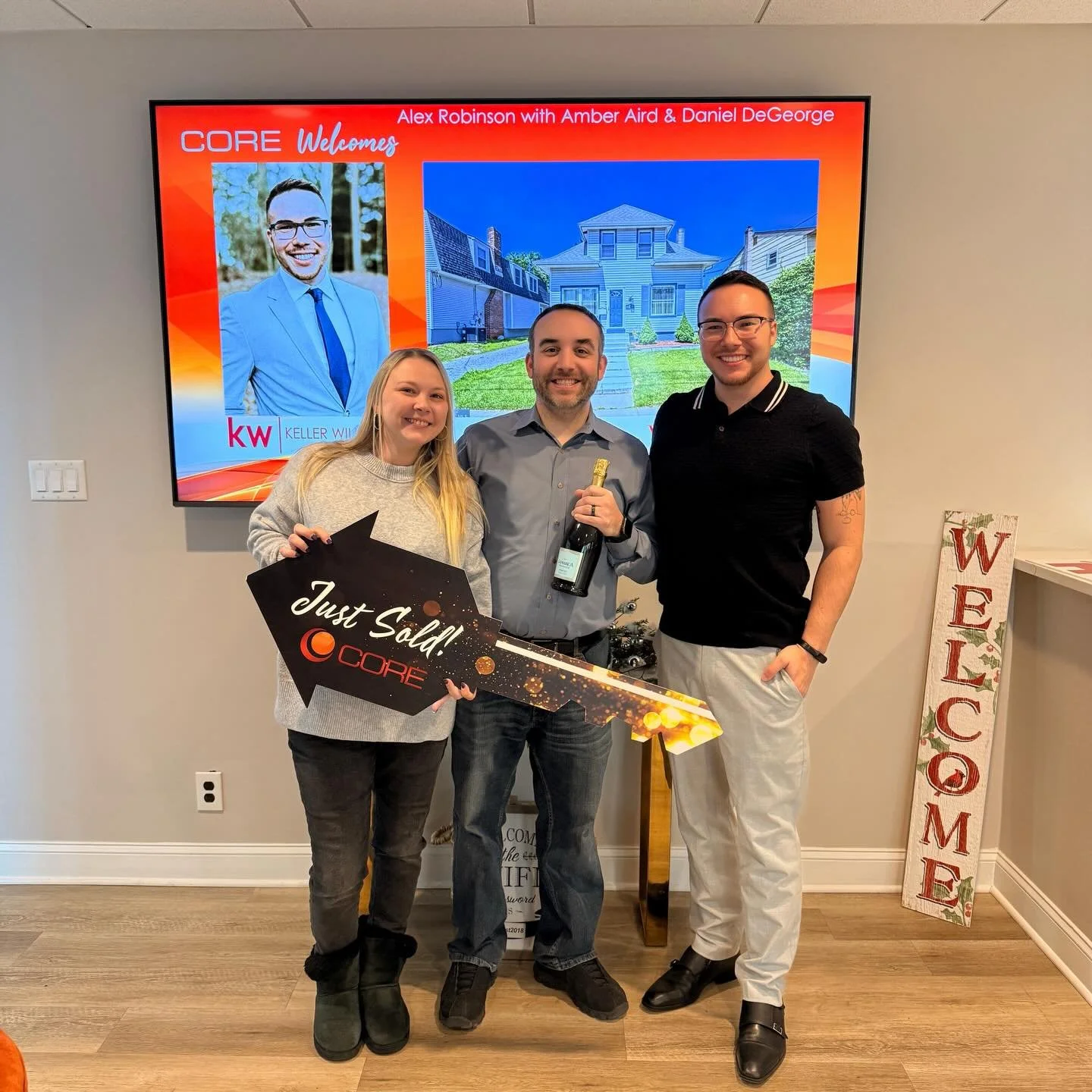 Congrats to Alex on their recent closing

Thanks to Core Title for hosting the closing

Brokering Office: Keller Williams Cherry Hill
Brokered by: George Denney
Office phone: 856-321-1212 

@kellerwilliamscherryhill