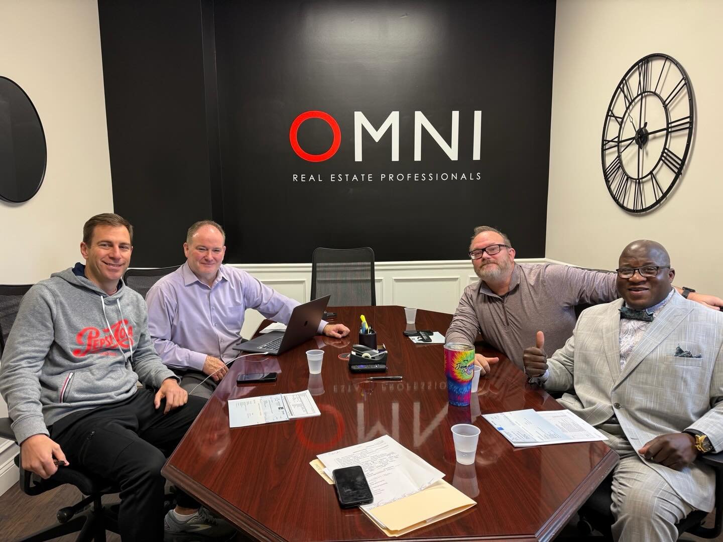 Congrats to Vince on their recent closing

Thanks to OMNI for hosting the closing

Thanks to Gavin for legal representation during the transaction

Brokering Office: Keller Williams Cherry Hill
Brokered by: George Denney
Office phone: 856-321-1212 

