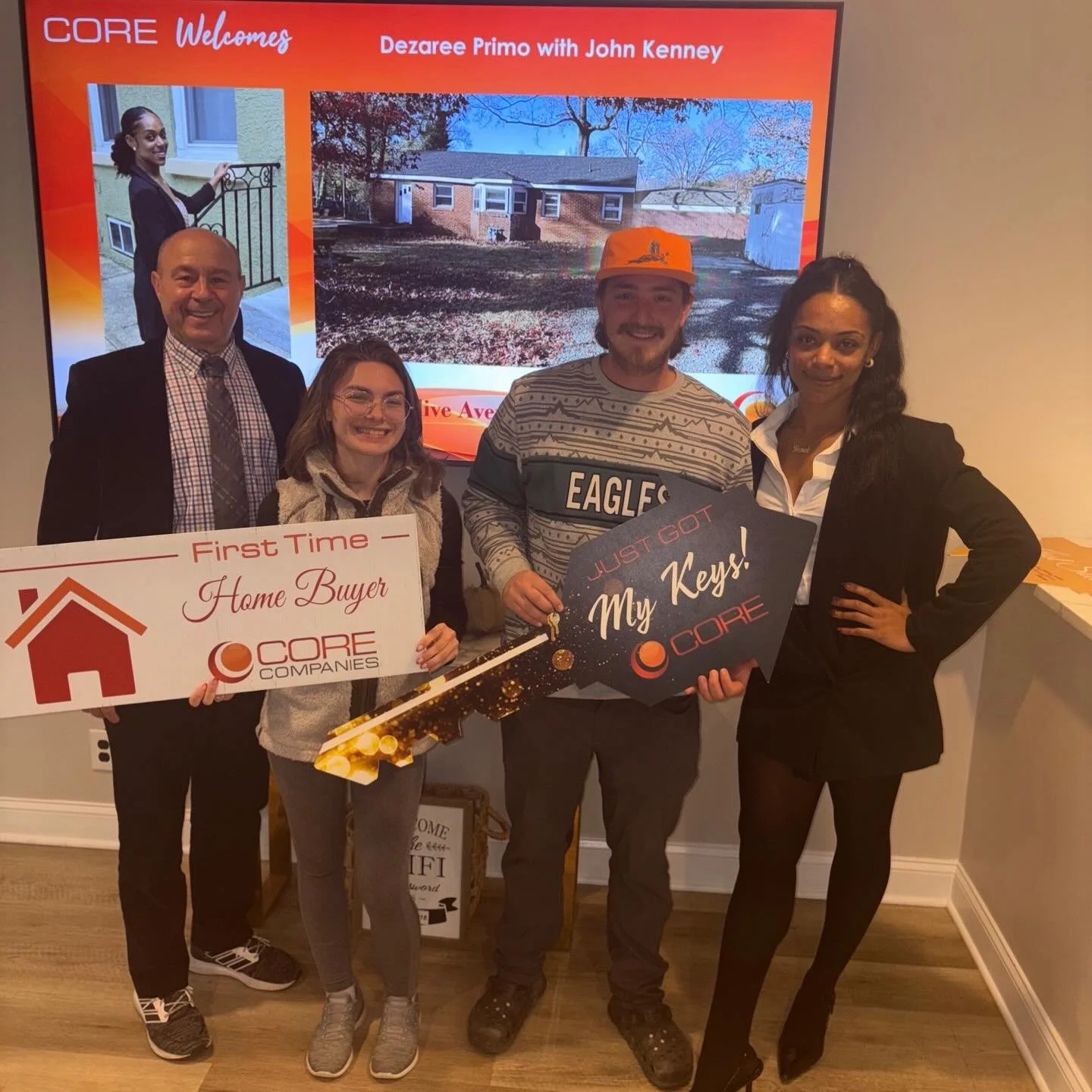 Congrats to Dez on their recent closing

Thanks to Core Title for hosting the closing

Thanks to Martin from Absolute Home Mortgage for funding the deal. 

Brokering Office: Keller Williams Cherry Hill
Brokered by: George Denney
Office phone: 856-321