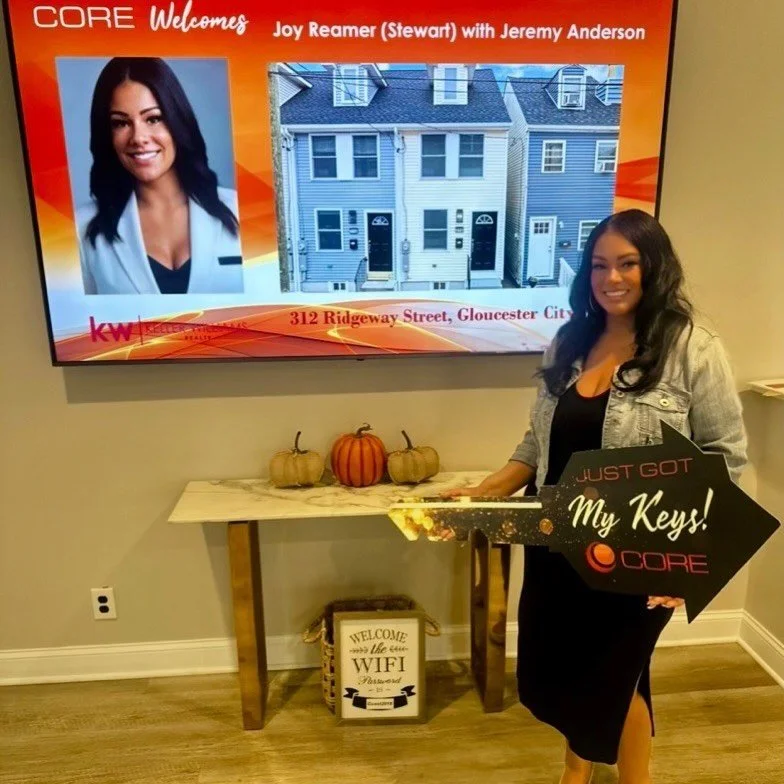 Congrats to Joy on their recent closing

Thanks to Core Title for hosting the closing

Brokering Office: Keller Williams Cherry Hill
Brokered by: George Denney
Office phone: 856-321-1212 

@kellerwilliamscherryhill