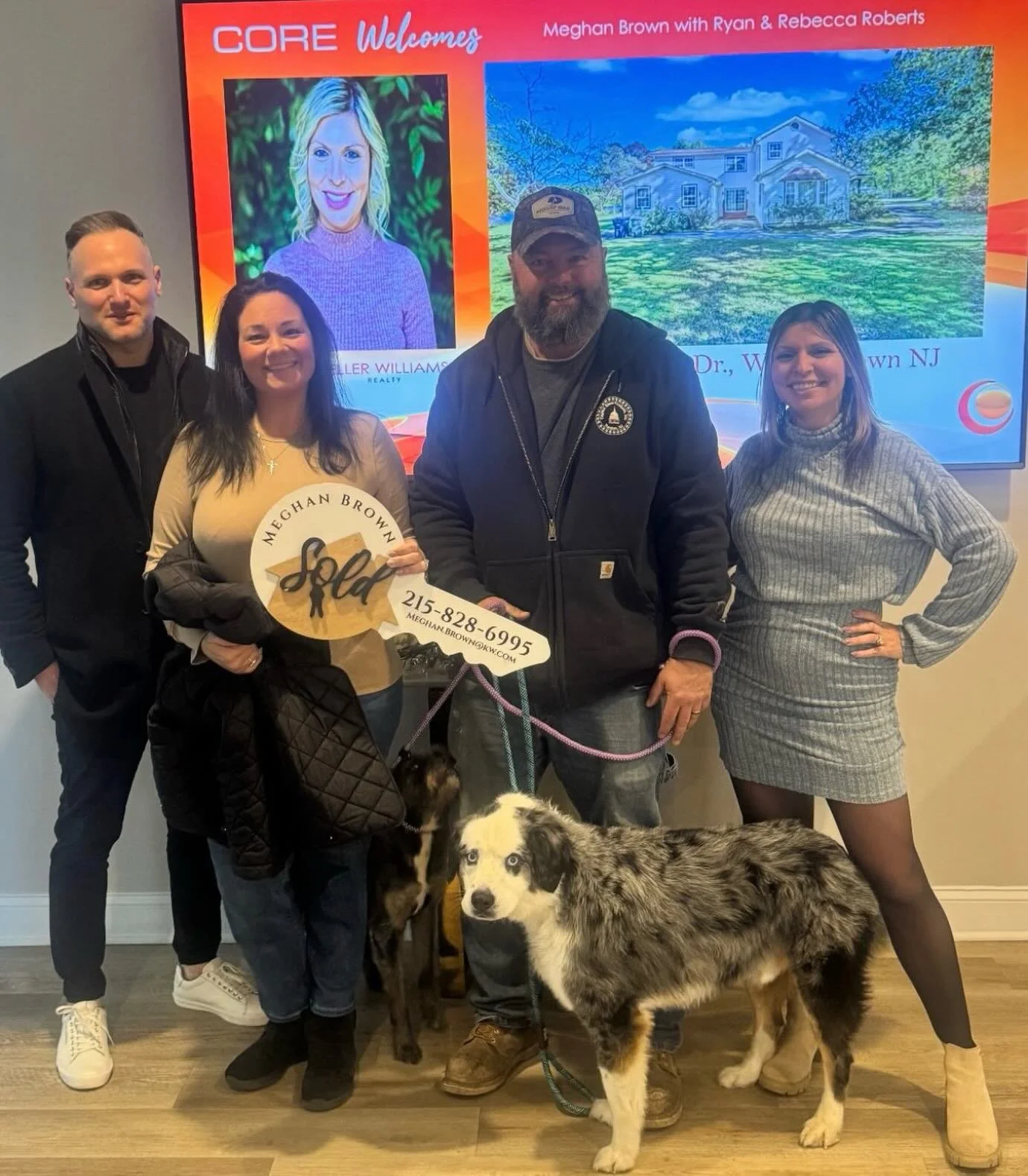 Congrats to Meghan on their recent closing

Thanks to Core Title for hosting the closing

Thanks to Brock from Absolute Home Mortgage for funding the deal. 

Brokering Office: Keller Williams Cherry Hill
Brokered by: George Denney
Office phone: 856-3