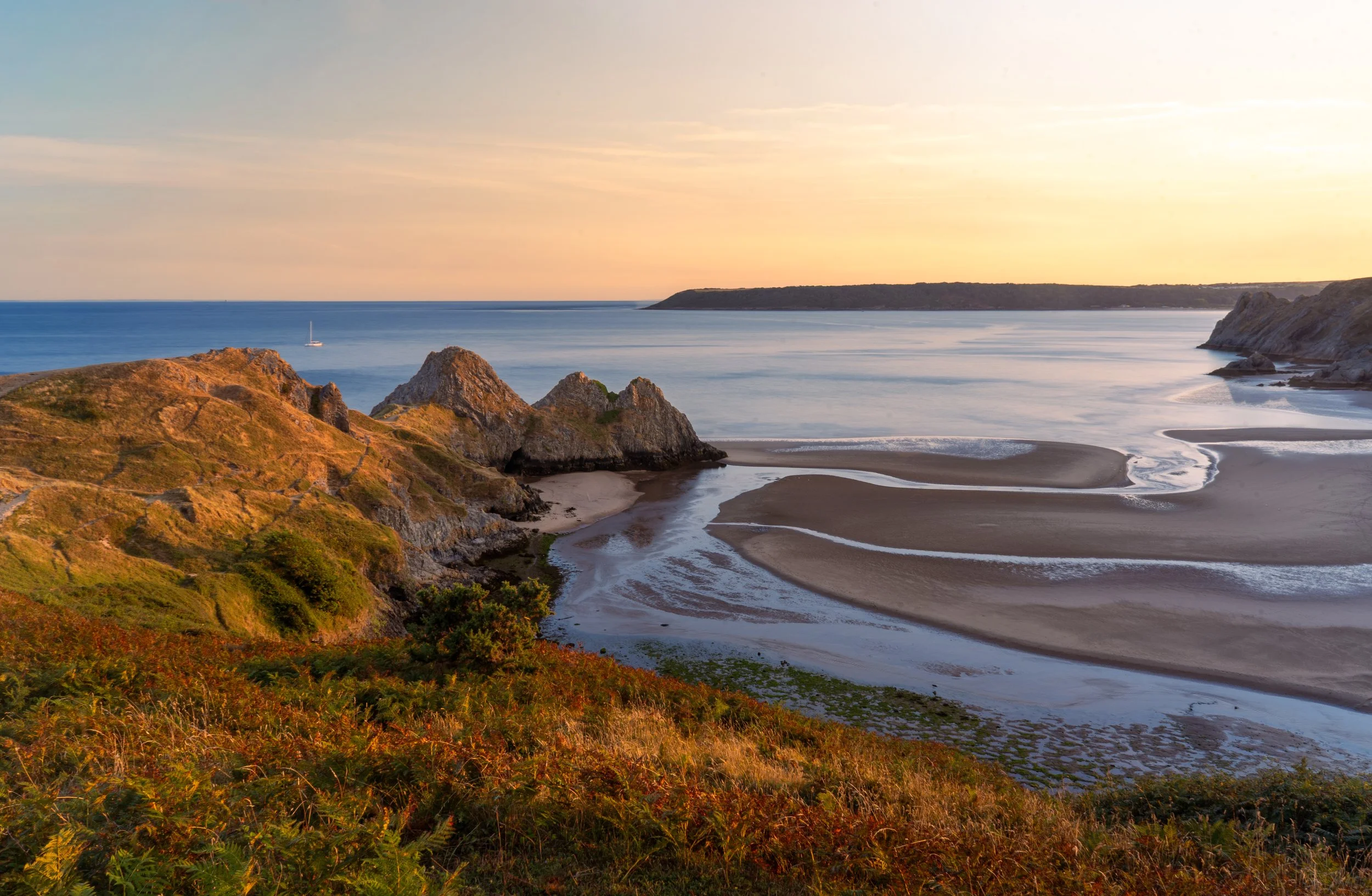 Three Cliffs Bay at Sunset.jpg