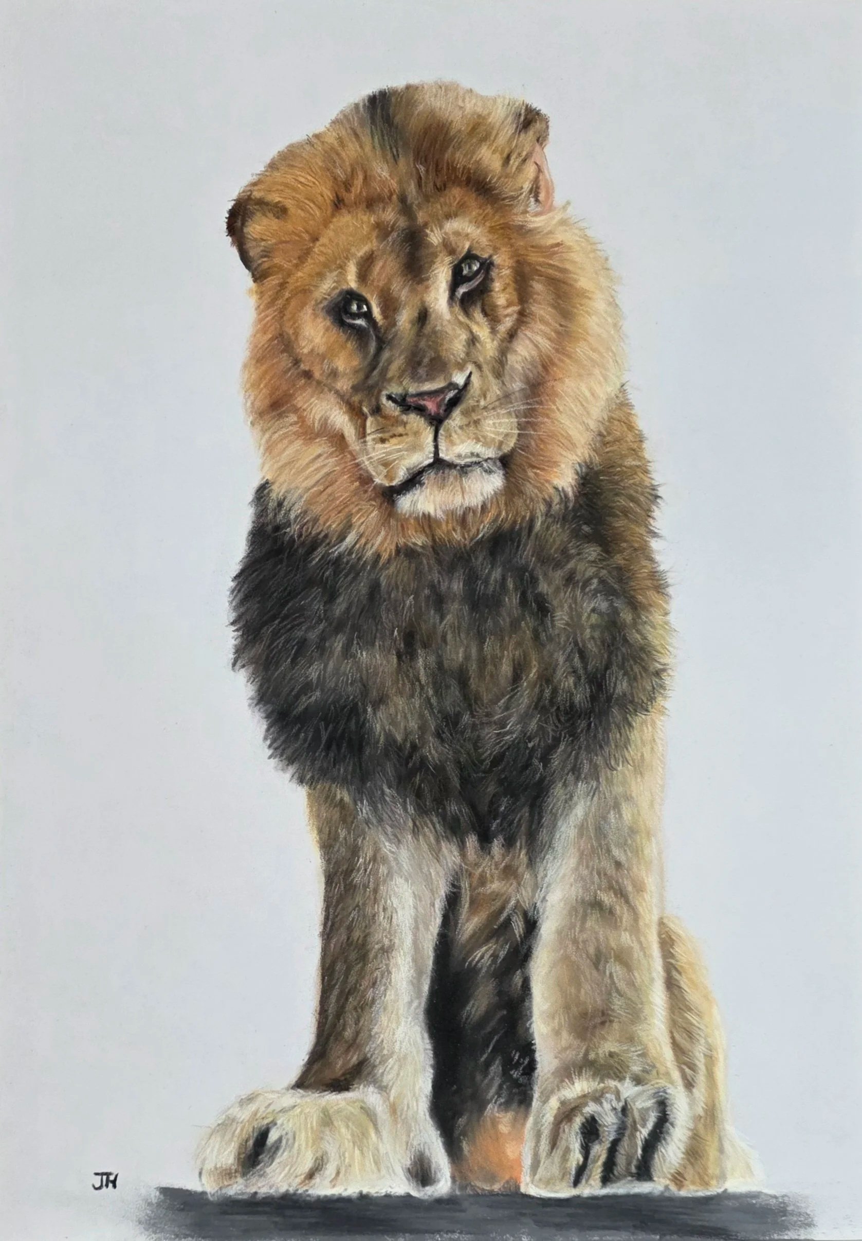 'Be Still' - Pastels on PastelMat