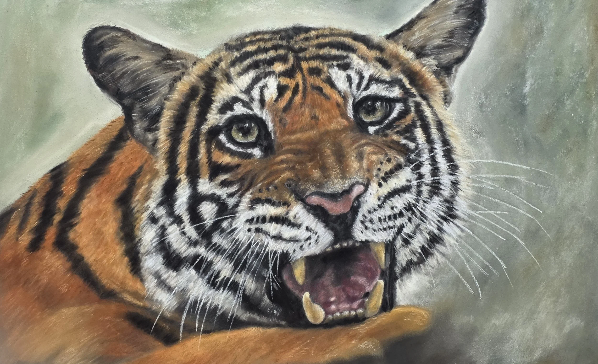 'I said I don't share!' - Pastels on PastelMat