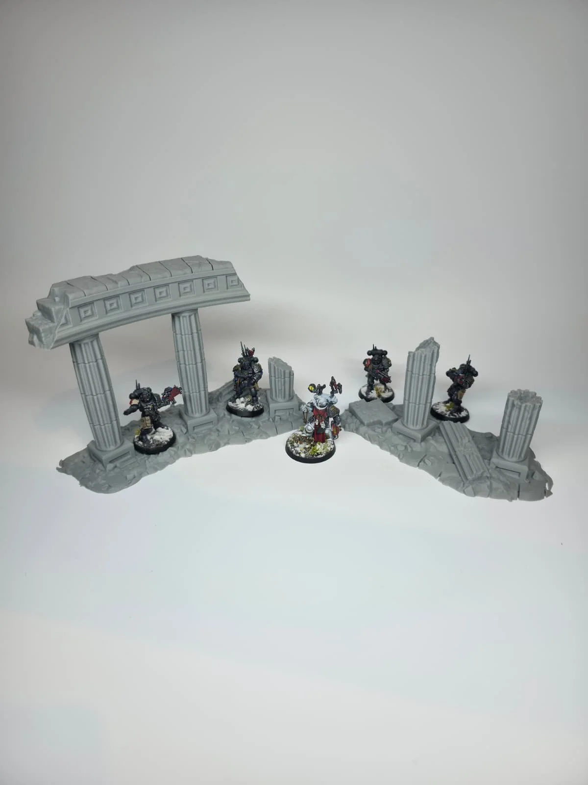 Roman Ruined Pillars Set
