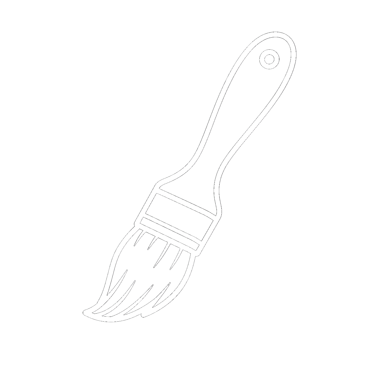 Hand finished scenic terrain icon