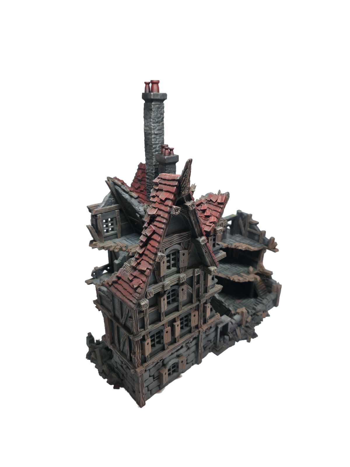 Small scenic terrain commission with ruined gothic building