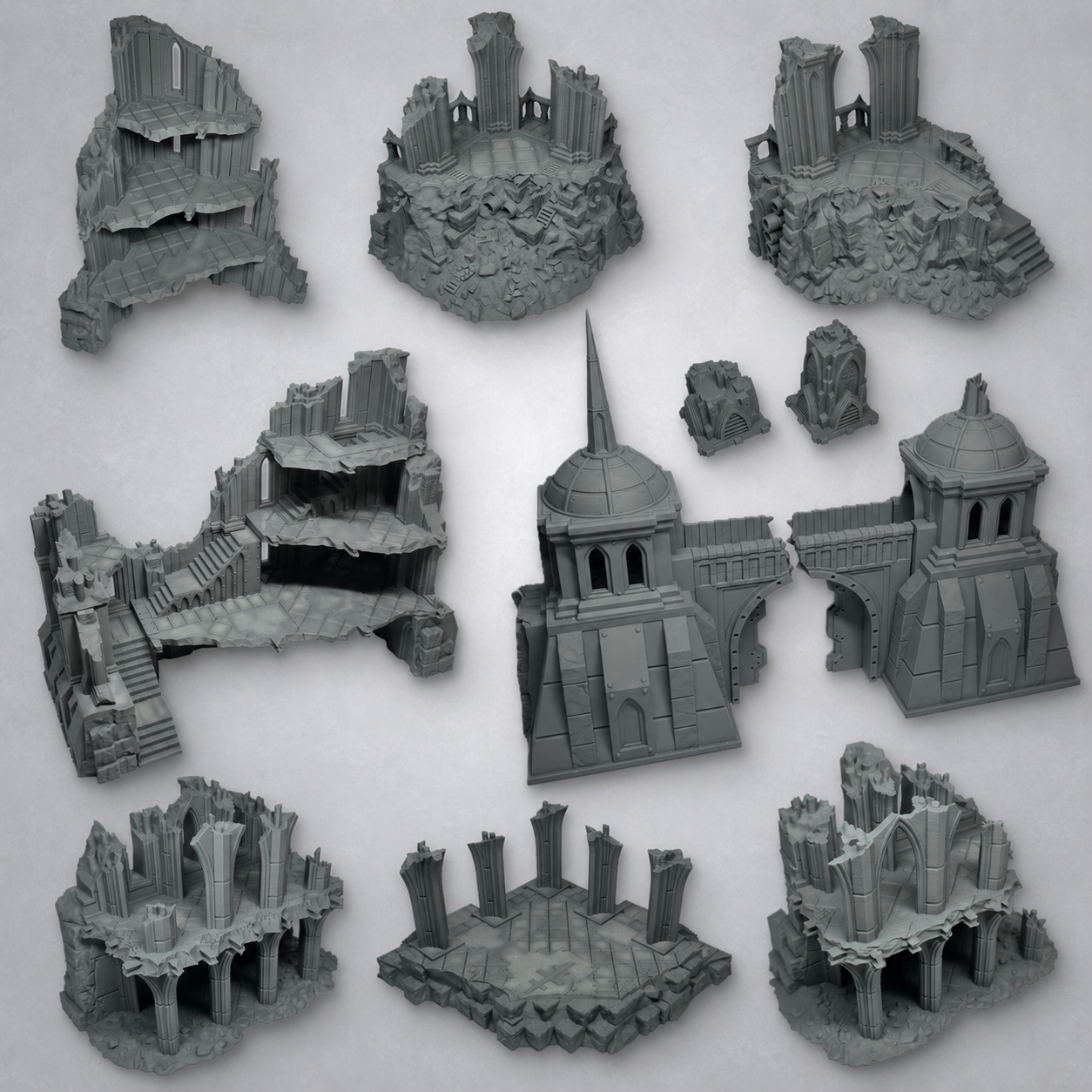 Gothic Bastion Battlefield Set