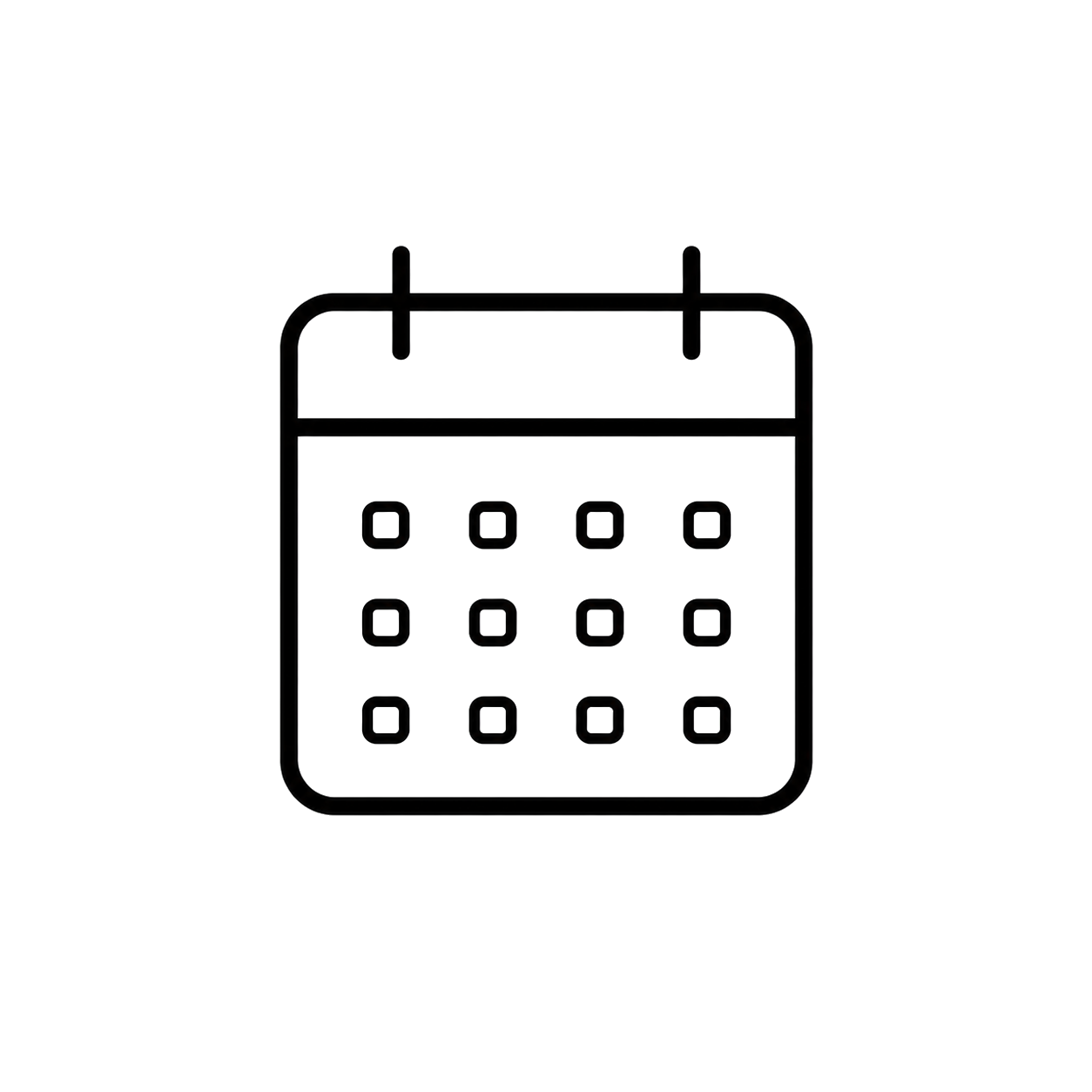 Commission deadline calendar icon