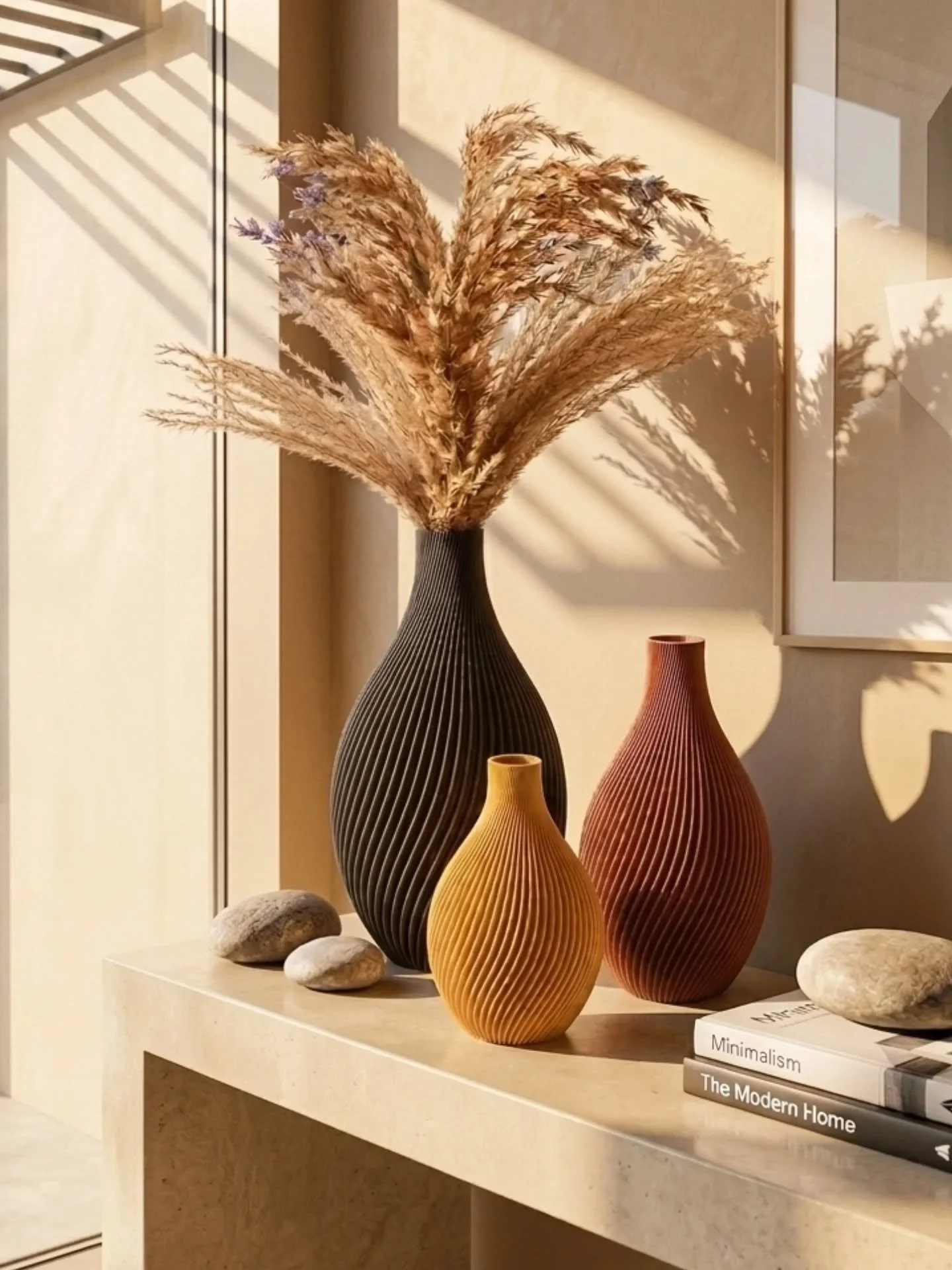 ✨ Verleihe deinem Zuhause einen Hauch von Eleganz mit unserer modern designten SPIRAL VASE.✨

Hergestellt mit einem 3D Drucker aus robustem und umweltfreundlichem PLA, besticht diese Vase durch ihre flie&szlig;enden Spiralformen.
Sie ist nicht absolu