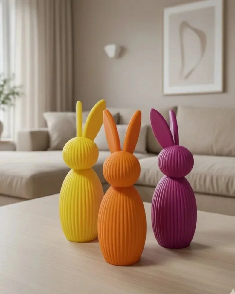 Osterhase mit Bommel