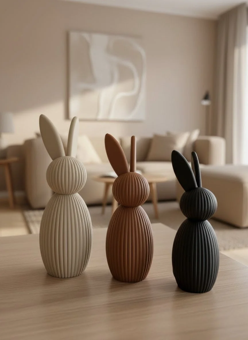 Osterhase mit Bommel